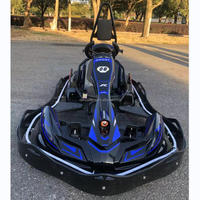 Kart Électrique Haute Vitesse 60 km/h, Alimenté par Batterie avec Lumière LED et Essieu à Pédales pour Extérieur, à Prix Attractif