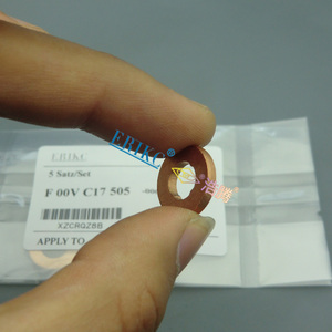 ERIKC Common Rail Injecteur Cuivre Rondelle F00VC17505 ( F 00V C17 505) Cale Cuivre F00V C17 505 (7.1*15*2.5) - Product Image 2