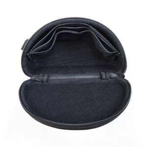 Portable <b>Sun</b> Beach <b>Glasses</b> <b>Case</b> Travel Waterproof Zipper Solar Eyeglasses Storage With Compact EVA and Leather Carry <b>Case</b> - Product Image 3