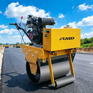 <span class=keywords><strong>Rouleau</strong></span> vibratoire à tambour unique FURD FYL-600, petit modèle, autopropulsé, avec moteur Changfa, poids 325 kg, pour trottoirs et pelouses - Product Image 3