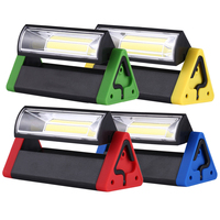 Lampe de travail portable 3W COB avec lumière de travail magnétique alimentée par batterie à crochet pour le camping de réparation de voiture