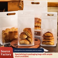 Sacs d'emballage en coton auto-scellants et refermables pour snacks, pain, bonbons, biscuits, nougats, produits de boulangerie, aliments pour animaux de compagnie, sushis (demi-pouces et pouces entiers)