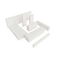 Boîtes en carton blanc vierges personnalisées, boîtes en carton pliables simples pour l'emballage de cadeaux et de produits