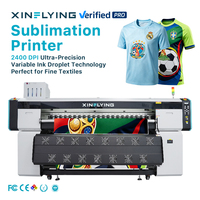 Imprimante à sublimation XinFlying à 4 têtes, 76 pouces, format grand automatique, I3200 I1600, imprimante à sublimation à sec pour maillots de football
