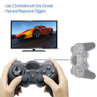 Manette de jeu sans fil 2,4 G, joystick, contrôleur de jeu, joypad pour PS3, PC, Android