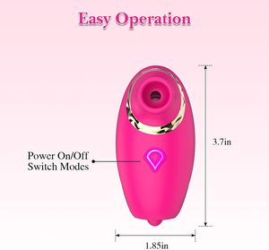 Vibrador de Succión Rosa para Adultos con Diseño de Concha para Estimulación Íntima - Product Image 4