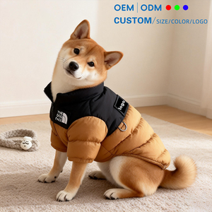 מעיל חורף לכלבים קטנים רב מכר, חם, עם 4 רגליים וו לרתום, בגד גוף רב צבעים להליכה בסתיו ובחורף - Product Image 1