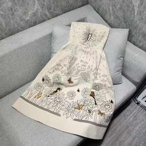 ZYHT 9959 coreano estate Chic elegante <span class=keywords><strong>abito</strong></span> da festa bretella senza maniche Backless stampa floreale <span class=keywords><strong>Organza</strong></span> <span class=keywords><strong>abito</strong></span> <span class=keywords><strong>lungo</strong></span> donna - Product Image 5