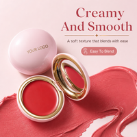 Crème blush minérale coréenne à label privé, texture douce, imperméable, effet lèvres pulpeuses naturel, logo personnalisé