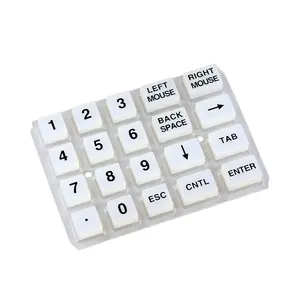 molded silicone rubber keypads