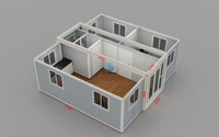 Maisons conteneurs préfabriquées de luxe extensibles à deux chambres, conformes aux normes australiennes, de 20 et 40 pieds – Coût des maisons conteneurs maritimes