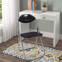 Chaise de loisirs gonflable pliable moderne et portable pour salle à manger, extérieur, chambre, appartement, école, hôtel, cuisine, bar – en métal durable