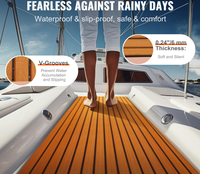 Tapis de sol antidérapant en EVA pour yacht, tapis de pont découpable et imperméable pour camping-car, bateau gonflable, kayak, accessoires et usage domestique