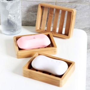 Wholesale Eco Friendly Bamboo Soap Dish Holder <b>Tray</b> for Kitchen - Product Image 5
