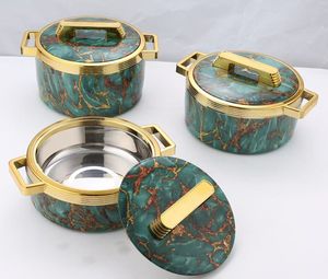 Juego <span class=keywords><strong>de</strong></span> 3 Piezas <span class=keywords><strong>de</strong></span> Ollas Térmicas <span class=keywords><strong>de</strong></span> Alta Calidad con Diseño <span class=keywords><strong>de</strong></span> Mármol, 1.5L, 2L y 2.5L, para Mantener Alimentos Calientes, Utensilios <span class=keywords><strong>de</strong></span> <span class=keywords><strong>Cocina</strong></span> Modernos - Product Image 2