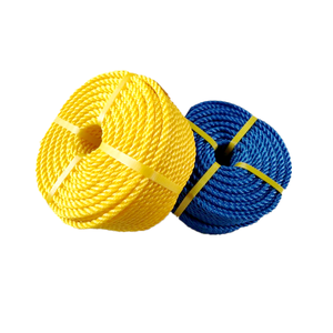 Cuerda de Polipropileno PP de 3 Hilos y 4 Capas, Color Azul y Blanco, Cuerdas de Pesca, Cordones de Pesca, Corda de PP para Pesca - Product Image 4