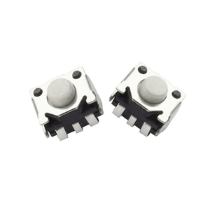 3*5*3.4MM SKRTLAE010 12V Plastic Round Head <b>Push</b> <b>Button</b> Tactile <b>Switch</b> PCB Terminal - Product Image 1