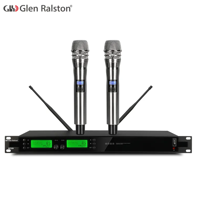 Glen Ralston High Quality Uhf Wireless Professional Karaoke Mic Microphone