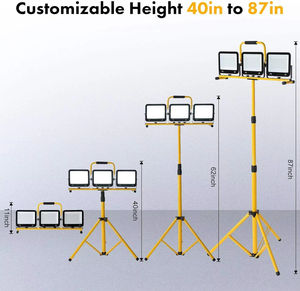 Hot 3 <b>LED</b> work <b>lights</b> with bracket adjustable and foldable tripod <b>LED</b> work lighting - Product Image 6