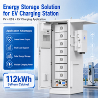 Kabinet Penyimpanan Energi MECC 50kW 112kWh Outdoor Komersial Industri All-in-One BESS untuk Konsumsi Mandiri PV