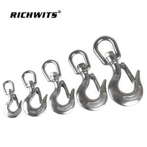 Anneaux de levage pivotants en acier inoxydable 304 et 316 avec crochets à ressort, crochets de levage de sécurité pour un levage sécurisé - Product Image 4