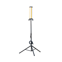 Projecteur LED 360W IP65 à lumière froide, portable et robuste, avec trépied, angle de faisceau 360° pour atelier