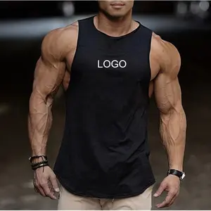 Chaleco de gimnasio personalizado para hombre, camiseta sin mangas, musculación