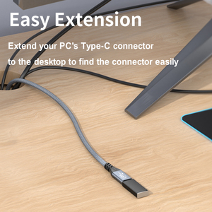ULT-unite cavo di prolunga <span class=keywords><strong>USB</strong></span> nuovo Design 1m tipo C maschio a femmina cavo 4K 60HZ <span class=keywords><strong>USB</strong></span> 3.1 prolunga per Notebook - Product Image 3