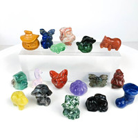 En gros Méditation Énergique Guérison Cristal Artisanat Matériaux Mixtes Sculpture pour Fengshui