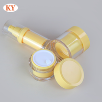 Nouvelle bouteille de cosmétiques Double couche en plastique combinaison sous vide bouteille de lotion PS bouteille fendue de voyage de haute qualité