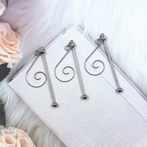 Promoción: Adornos Creativos Beadabl con Gancho en Espiral para Colgar, Decoración Navideña con Cuentas para Árbol de Navidad, Ganchos Pequeños - Product Image 1