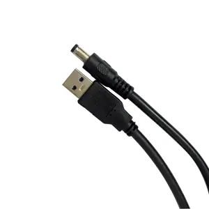 USB AM to 배럴 플러그 케이블 USB to DC 5.5mm/2.1mm /2.5mm 플러그 5 볼트 DC 배럴 잭 전원 케이블