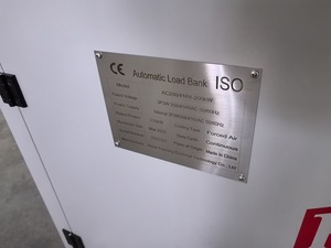 Banc de charge pour <span class=keywords><strong>test</strong></span> de groupe électrogène 200 kW double tension - Product Image 5