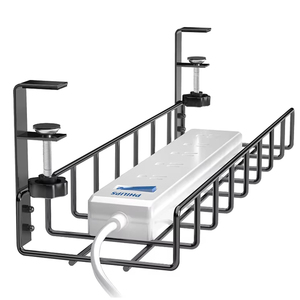 Chất Lượng Cao Không Có Khoan Thép Và Lưới Quản Lý Cáp Khay Dưới Bàn Cáp Tổ Chức Lưu Trữ Giá Cho Dây OEM Thiết Kế Trong Hộp - Product Image 1