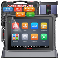 Autel Maxisys Ultra OB2 OBD2 40 + Servicio completo ECU Programación Herramienta de diagnóstico automático inteligente Escáner con 5 en 1 VCMI