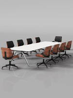 Chaise de salle à manger en bois massif italien, revêtement en cuir, design moderne, pivotante, hauteur réglable, pour usage domestique, chambre, réunion, bureau