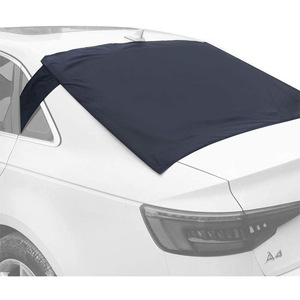 Housse de pare-brise de voiture en polyester noir, protection contre la neige et la glace, imperméable, pour la protection du verre de voiture - Product Image 1