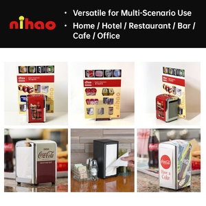 Dispensador de Servilletas NIHAO <span class=keywords><strong>con</strong></span> Certificado CE y RoHS, Porta Papel Metálico Resistente para Uso Diario <span class=keywords><strong>con</strong></span> Resorte y Porta Menús - Product Image 5