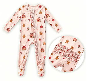 Tutina neonato con volant e cerniera, per bambina, ideale per le feste - Ingrosso - Product Image 1