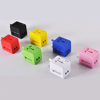 Adaptor daya colokan konversi USB PD multifungsi, tipe perjalanan kompatibel dengan penggunaan Multi negara untuk earphone