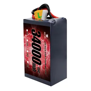 ZYE 34000mah 6s 12s 14s 18s 23.7V אולטרה מתח גבוה 3.95V/תא מצב מוצק lipo סוללה חבילות NMC811