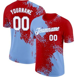 Custom <b>Baseball</b> T-Shirt Sublimated Print Quick Dry Crew Neck Short Sleeve Unisex Sports Jersey Teamname 00 - Product Image 1