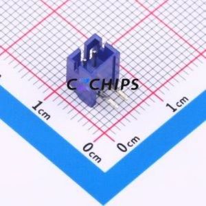 HC-PH-2AWD-L-K-10 Wire-to-Board Pin Header Bent Lead Through Hole,P=2mm Connector 1x2P 2mm Right Angle Insert PH - Product Image 1