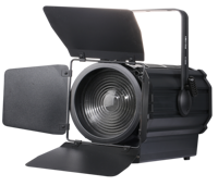 Projecteur Fresnel LED 300W IP20, Spot LED 200W pour Scène, Zoom Électrique et Manuel