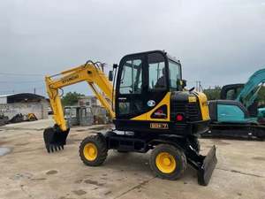 Excavatrice sur pneus Hyundai 60W-7, Corée du Sud, état neuf, garantie 1 an, haute efficacité, équipée de moteur, pompe, boîte de vitesses, roulement - Product Image 3