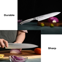 Xyj couteau de cuisine en acier inoxydable, à haute teneur en carbone, couteau de Chef 8 "pour la maison