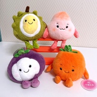 Pabrik Mainan Boneka Buah Plush Lembut Desain Khusus Angela untuk Bayi