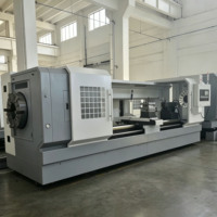 Torno CNC de Cama Plana CAK61125, 3000mm entre Centros, 1250mm de Giro, Control GSK para Mecanizado de Ejes Largos