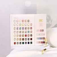 DANNY COLL 48 Couleurs Boîte Étoile Diamant Gel Magnétique Scintillant Réfléchissant, Kit de Vernis à Ongles Gel UV Sans HEMA à Dissoudre