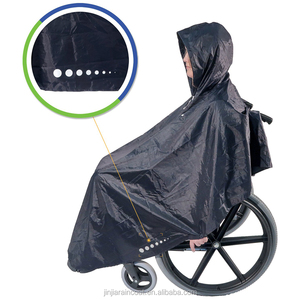 Custom Reusable Large Size Waterproof Rain Coat Cover Disabled Soft Polyester <strong>Wheelchair</strong> Rain <strong>Ponchos</strong> - Product Image 5